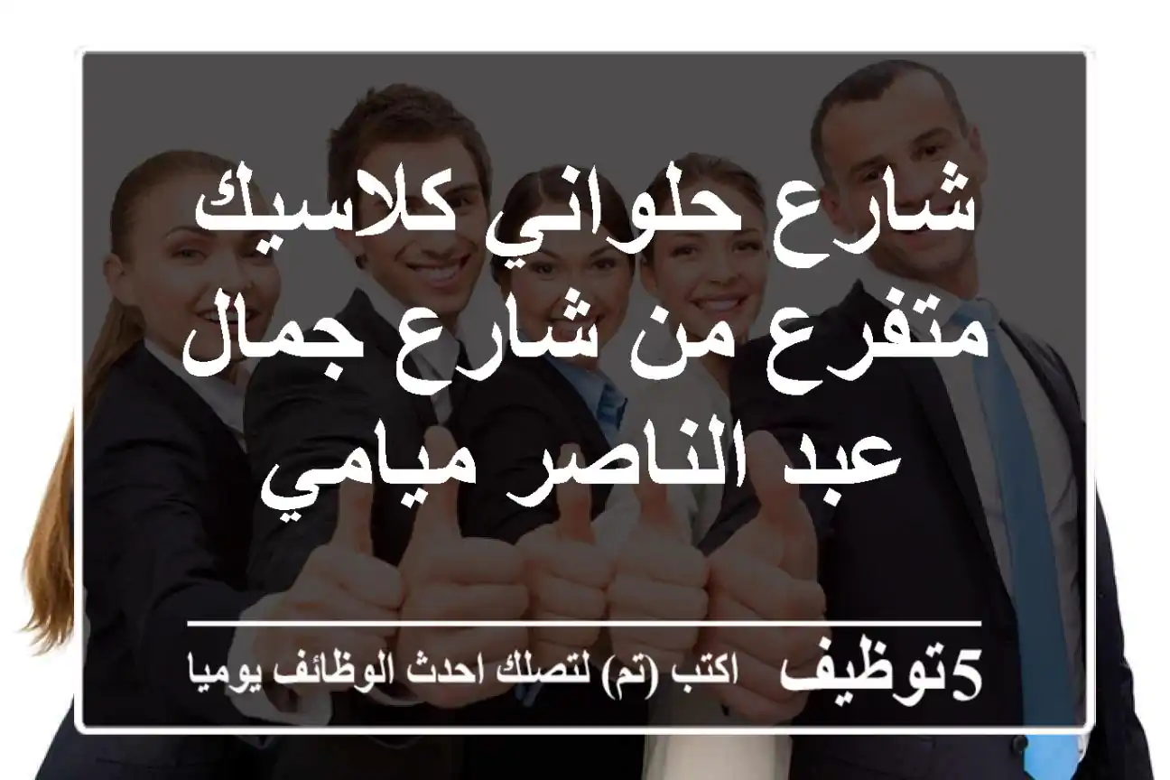 شارع حلواني كلاسيك متفرع من شارع جمال عبد الناصر ميامي